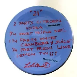 Lolita Love My Martini 21 Glass New